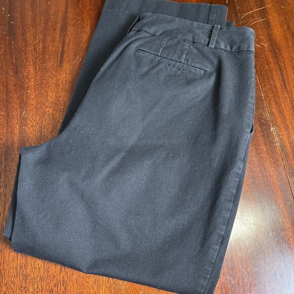 Talbots Womens Newport Dress Pants Size 14 Black Cotton Stretch Ankle Career - Picture 7 of 7